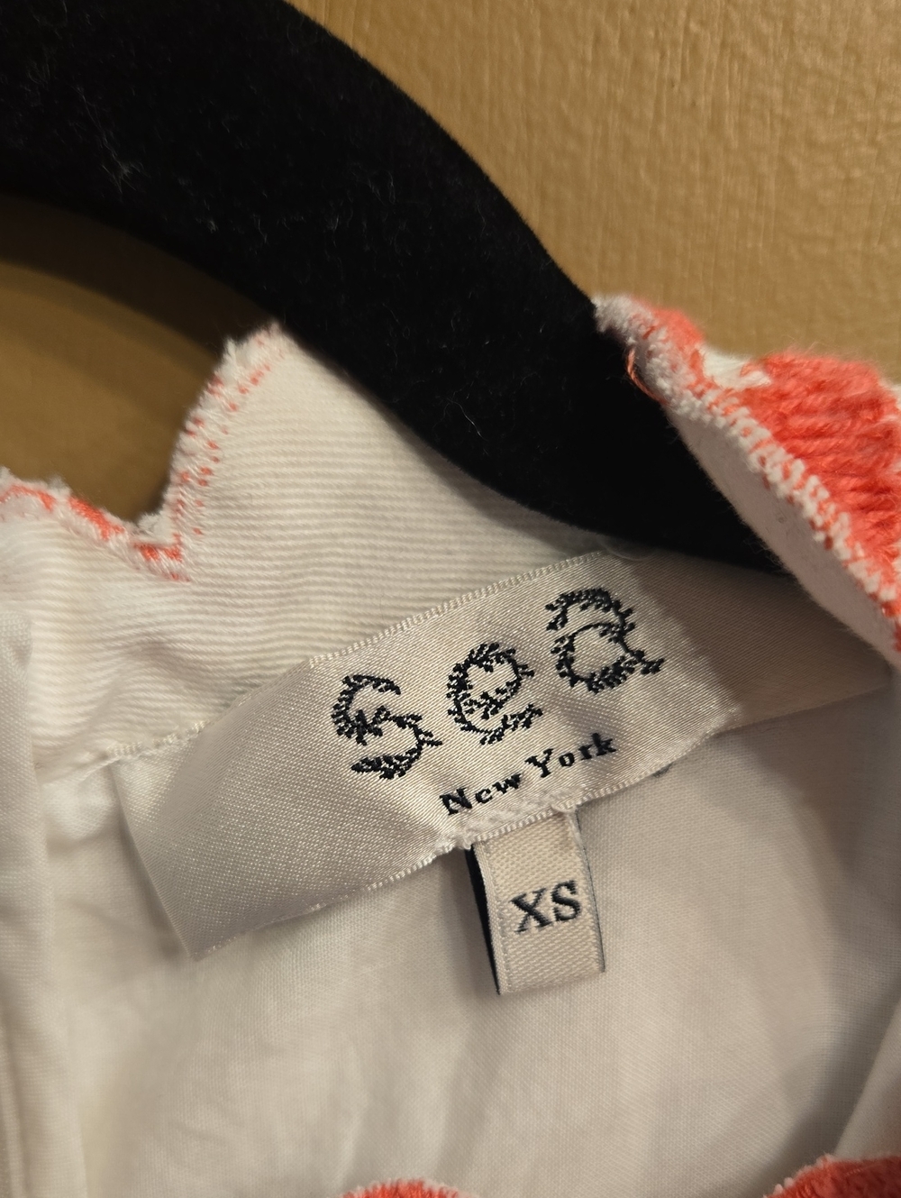 Sea New York Multi Eevi Embroidered Twill Short Sleeve Dress Size XS - Picture 9 of 11